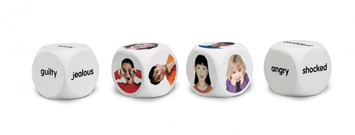 Cuburi pentru conversatii - emotii, Learning Resources, 6-7 ani + [4]