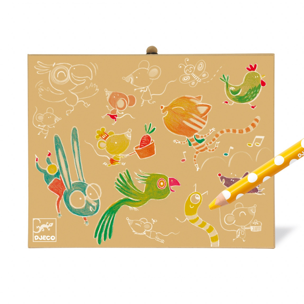 Cutie culori pentru primele desene Djeco, 2-3 ani + [3]