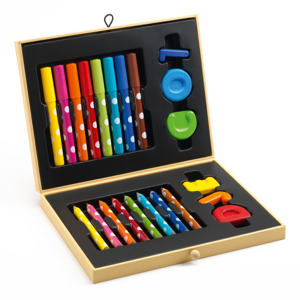 Cutie culori pentru primele desene Djeco, 2-3 ani + [2]