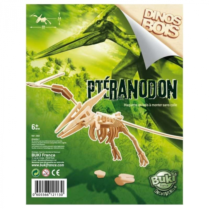 Dinozaur din lemn (diverse modele), BUKI France, 6-7 ani + [6]