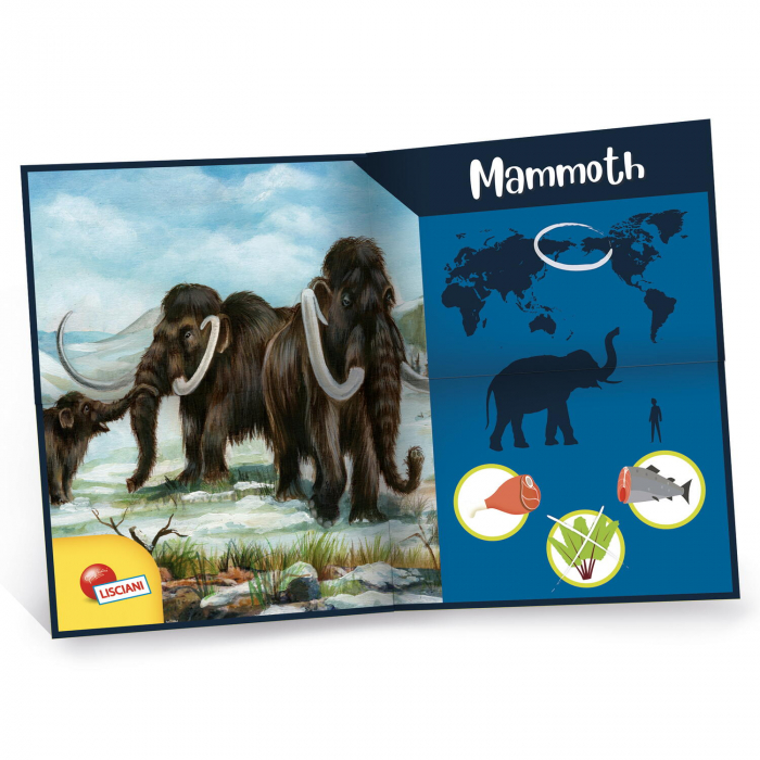 Experimentele micului geniu - Kit paleontologie mamut, LISCIANI, 6-7 ani + [4]