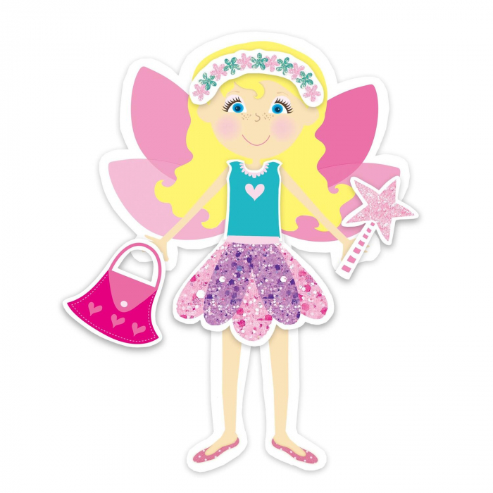 Fairy Friends: Set de creatie Zane magnetice, Galt, 2-3 ani + [6]