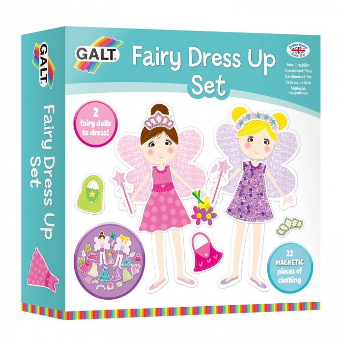 Fairy Friends: Set de creatie Zane magnetice, Galt, 2-3 ani + [7]