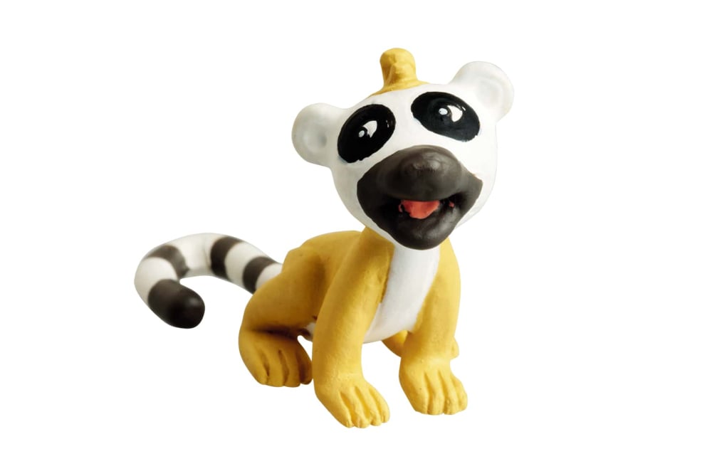 Figurina animale din salbaticie - Lemur mama + pui [2]