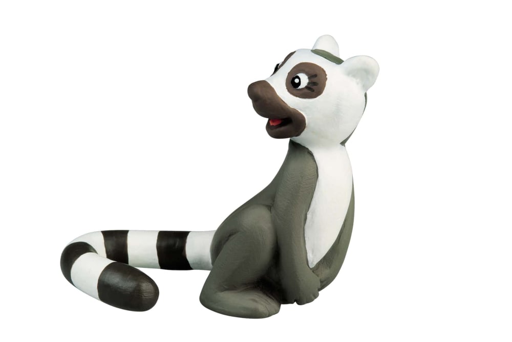 Figurina animale din salbaticie - Lemur mama + pui [1]