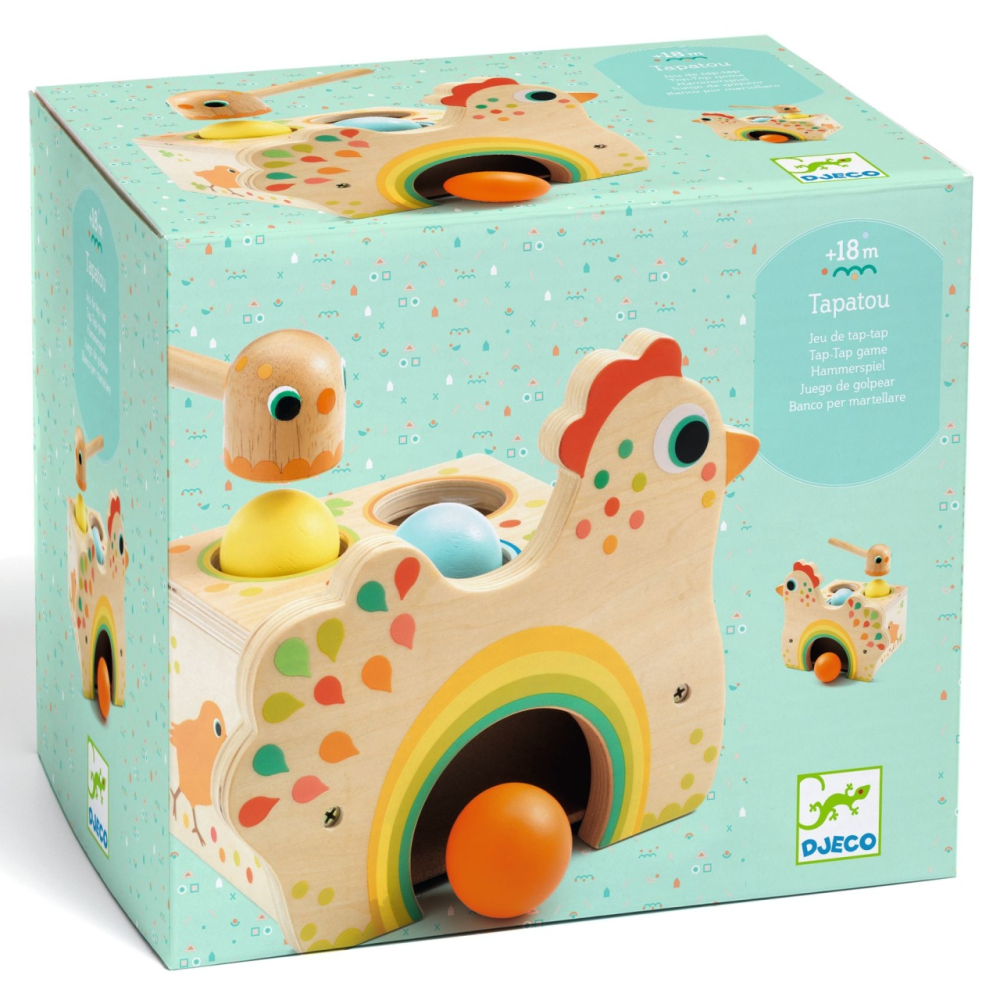 Gaina cu oua Tapatou Djeco, 1-2 ani + [3]