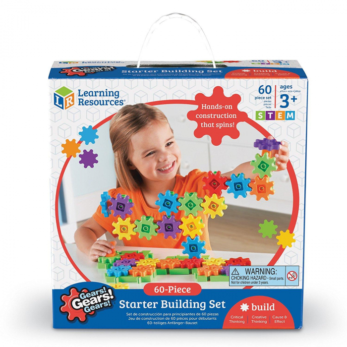 Gears! Gears! Primul meu set de construit, Learning Resources, 2-3 ani + [3]