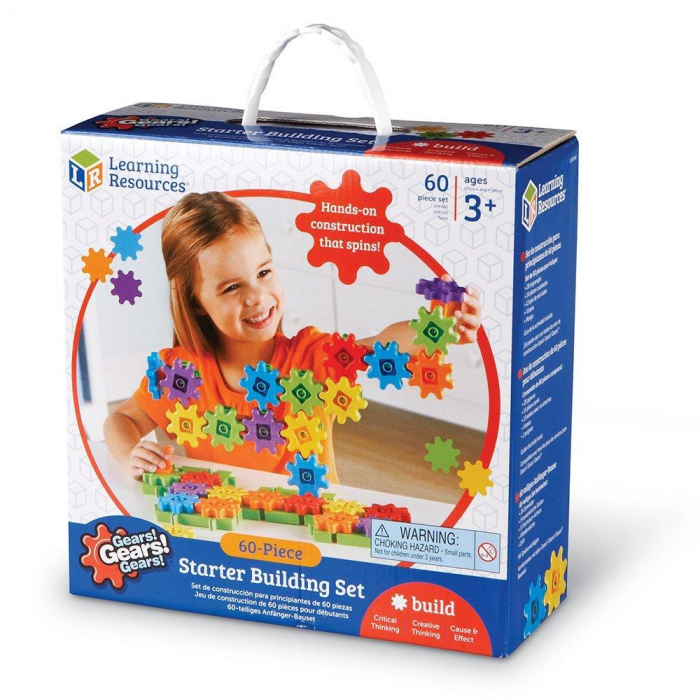 Gears! Gears! Primul meu set de construit, Learning Resources, 2-3 ani + [6]
