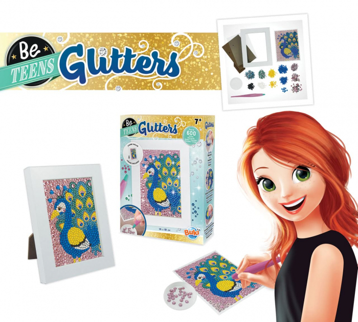 Glitters - Paun, BUKI France, 6-7 ani + [3]