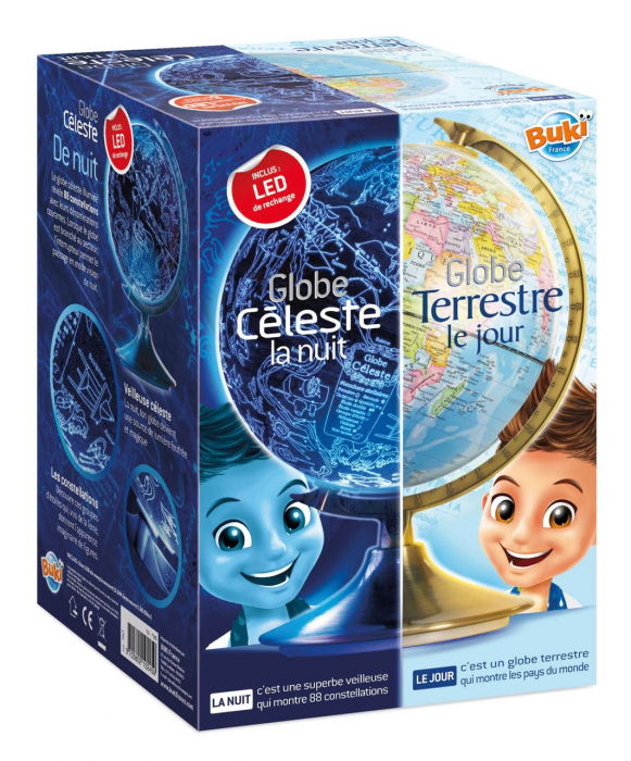 Glob terestru ziua - bolta cerului noaptea, BUKI France, 8-9 ani + [4]