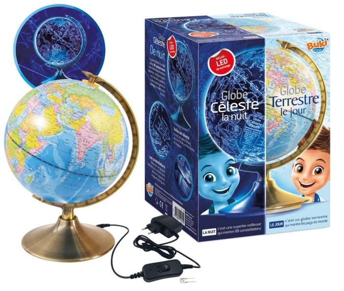 Glob terestru ziua - bolta cerului noaptea, BUKI France, 8-9 ani + [6]
