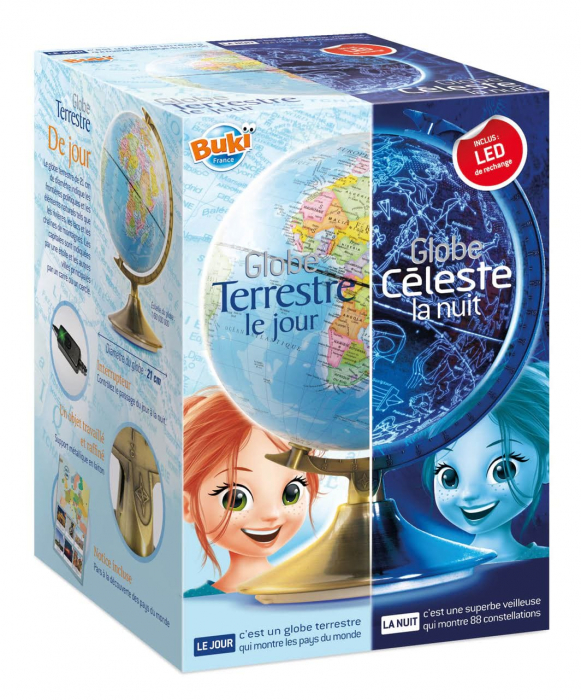 Glob terestru ziua - bolta cerului noaptea, BUKI France, 8-9 ani + [5]
