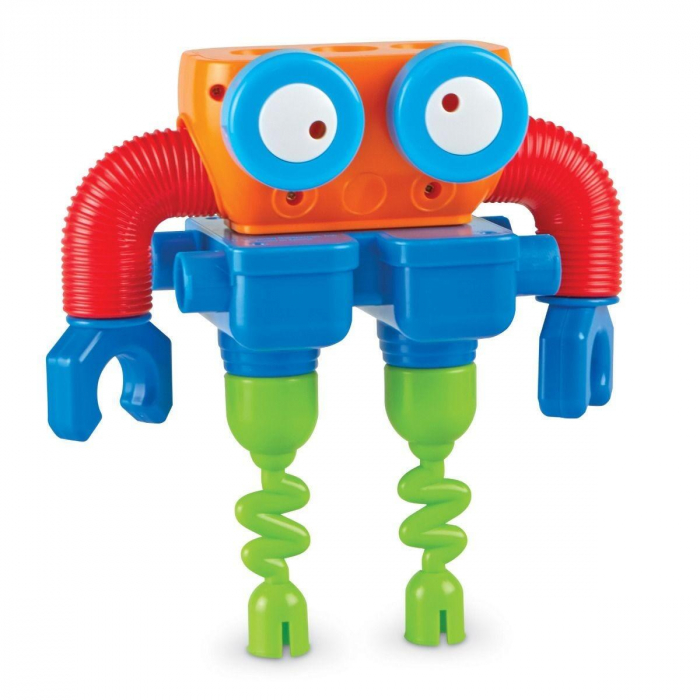 Hai sa construim - 1, 2, 3 Robotel colorat, Learning Resources, 2-3 ani + [4]