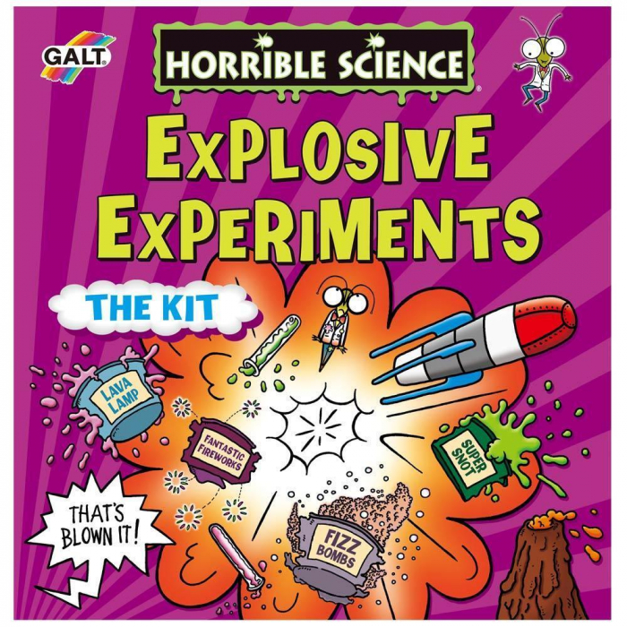 Horrible Science: Kit experimente explozive, Galt, 8-9 ani + [3]