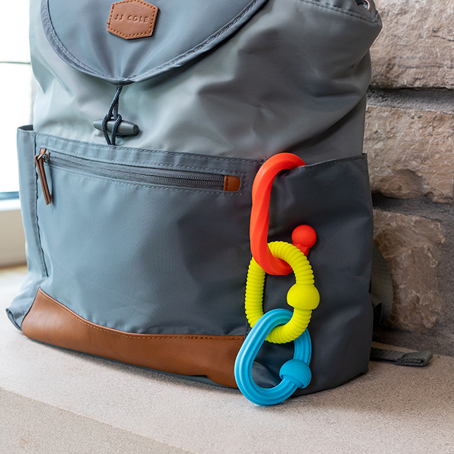 Inele senzoriale (set 3) din silicon cu efect pop pentru bebelusi [4]