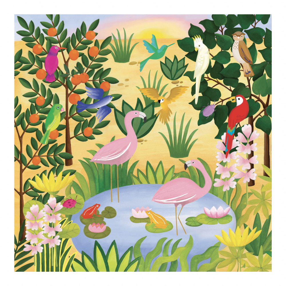 Inspired by Le Douanier Rousseau, transfer Candid, Djeco, 4-5 ani + [5]