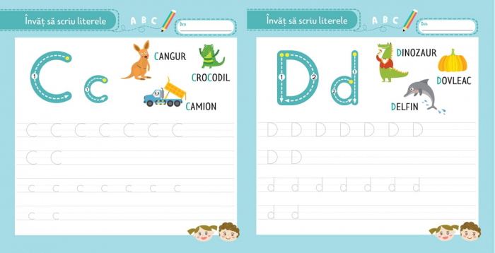 Învat sa scriu literele, DPH, 4-5 ani + [3]