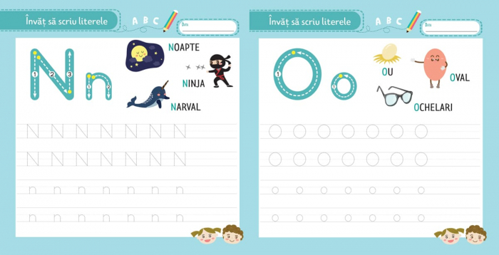 Învat sa scriu literele, DPH, 4-5 ani + [4]