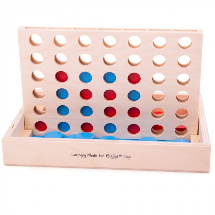 Joc 4 pe un rand, BIGJIGS Toys, 2-3 ani + [2]