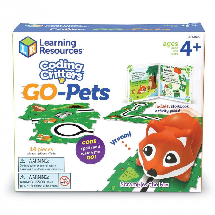 Joc codare - Vulpita plimbareata, Learning Resources, 4-5 ani + [2]