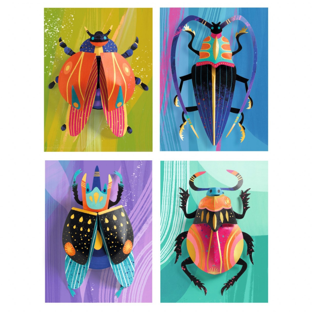 Joc creativ Insecte stralucitoare, Djeco, + 6 ani [5]