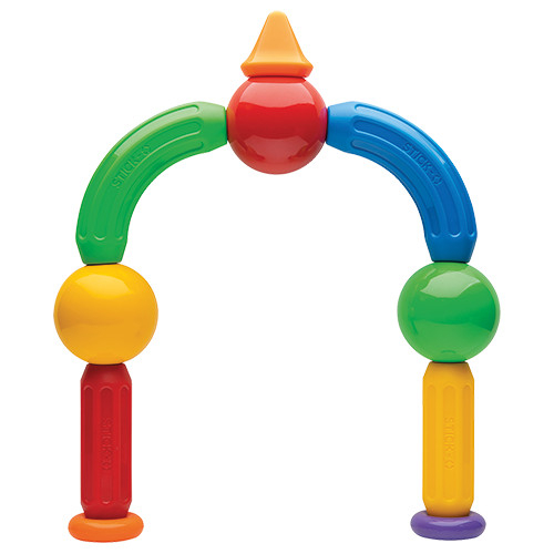 Joc cu magneti Stick-O, Set de baza cu 20 piese, Clicstoys, 2-3 ani + [2]