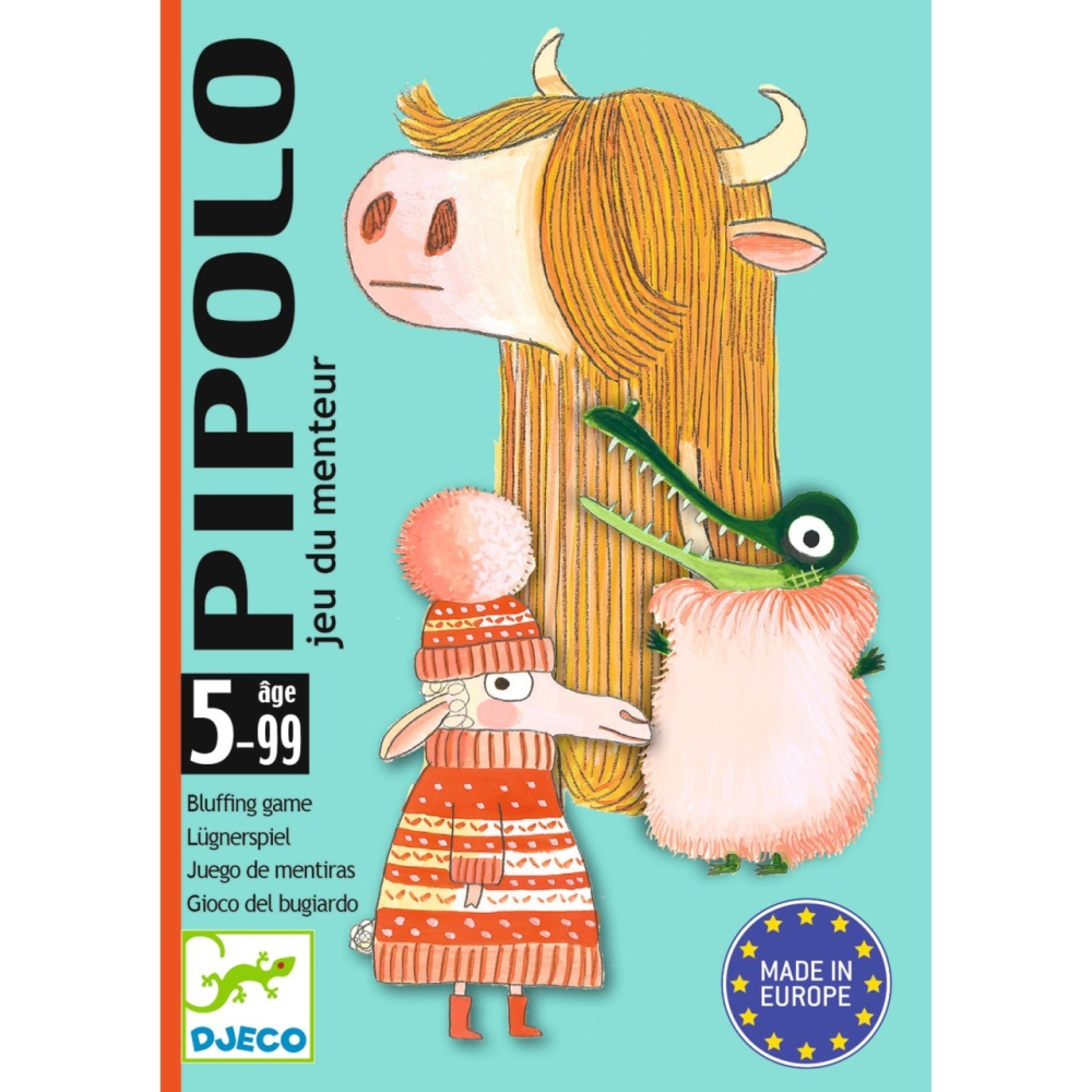 Joc de carti Djeco Pipolo, 5 ani + [3]
