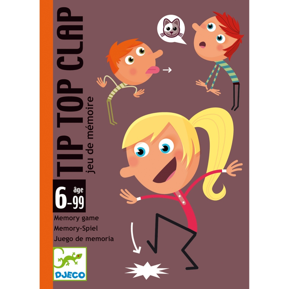 Joc de carti Djeco Tip Top Clap, 6-7 ani + [4]