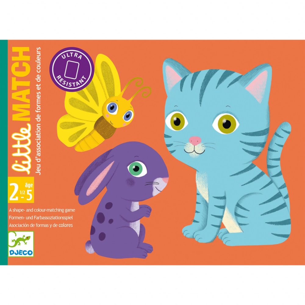 Joc de carti Djeco Toddler Little Match, 2-3 ani + [2]