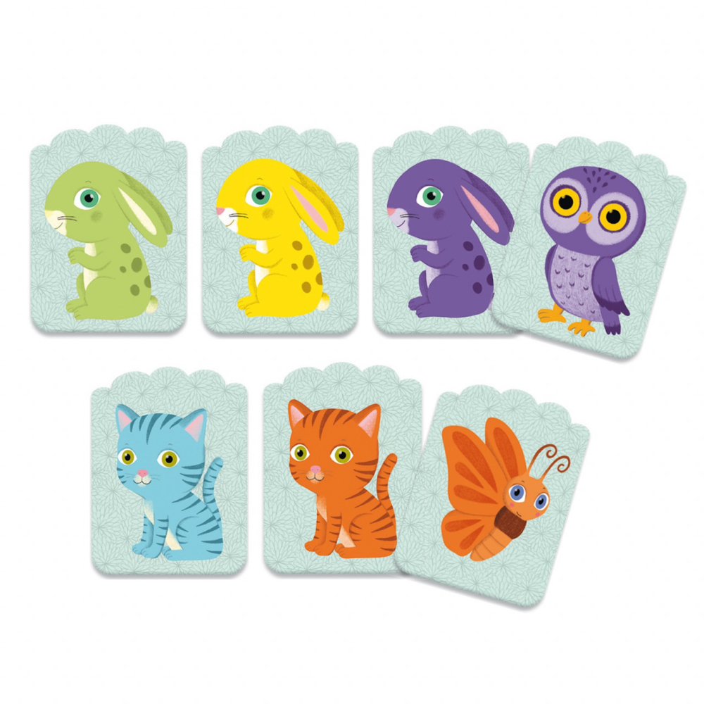 Joc de carti Djeco Toddler Little Match, 2-3 ani + [3]