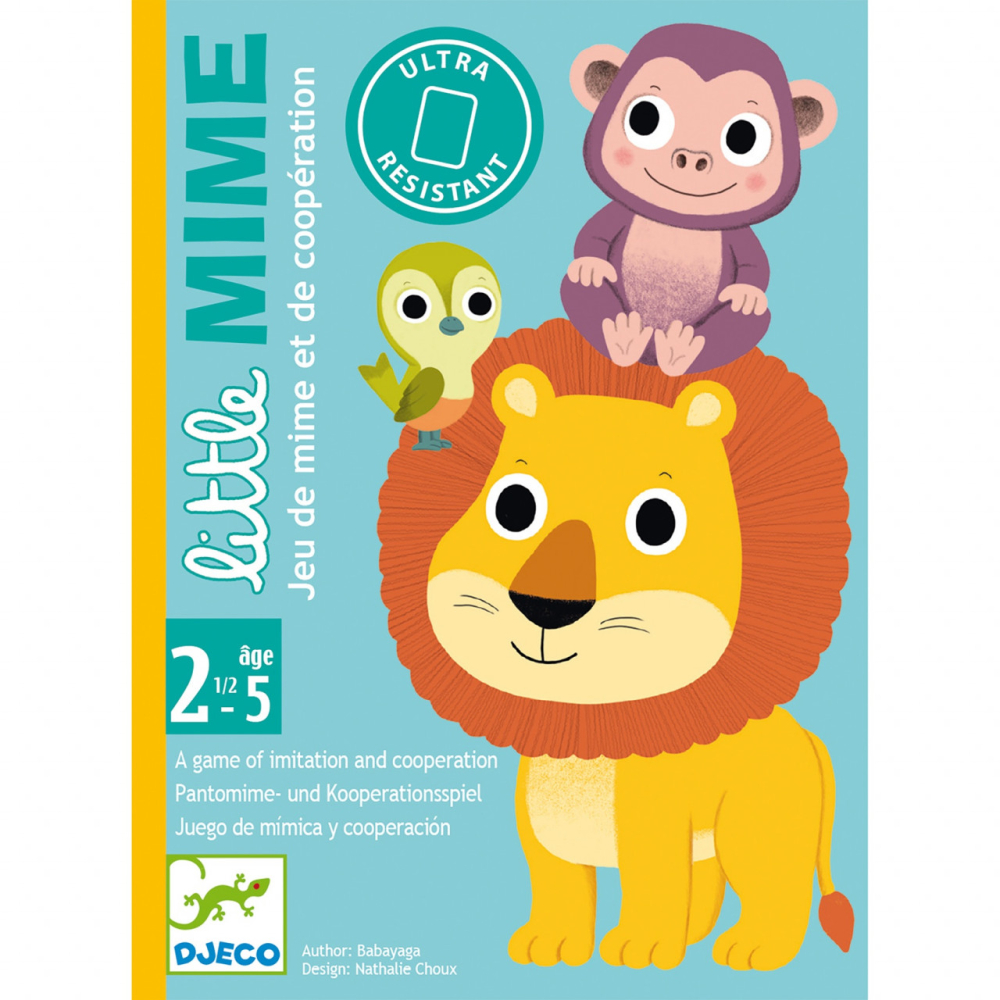 Joc de carti Djeco Toddler Little Mime, 2-3 ani + [2]