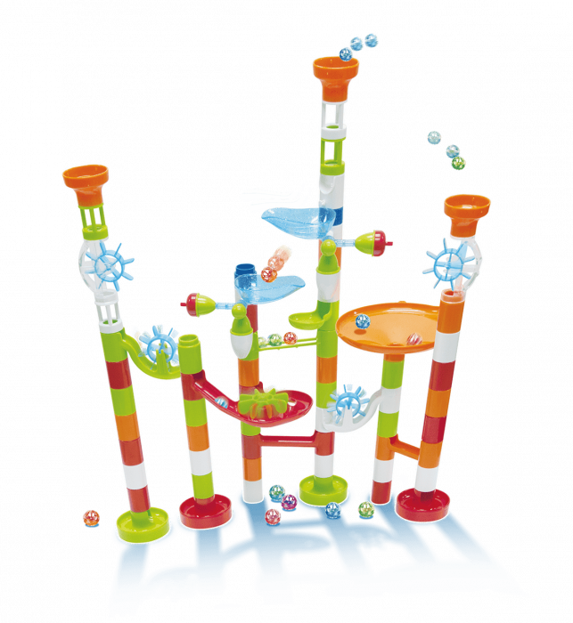 Joc de constructie - labirint cu bile - 80 piese, BUKI France, 4-5 ani + [4]