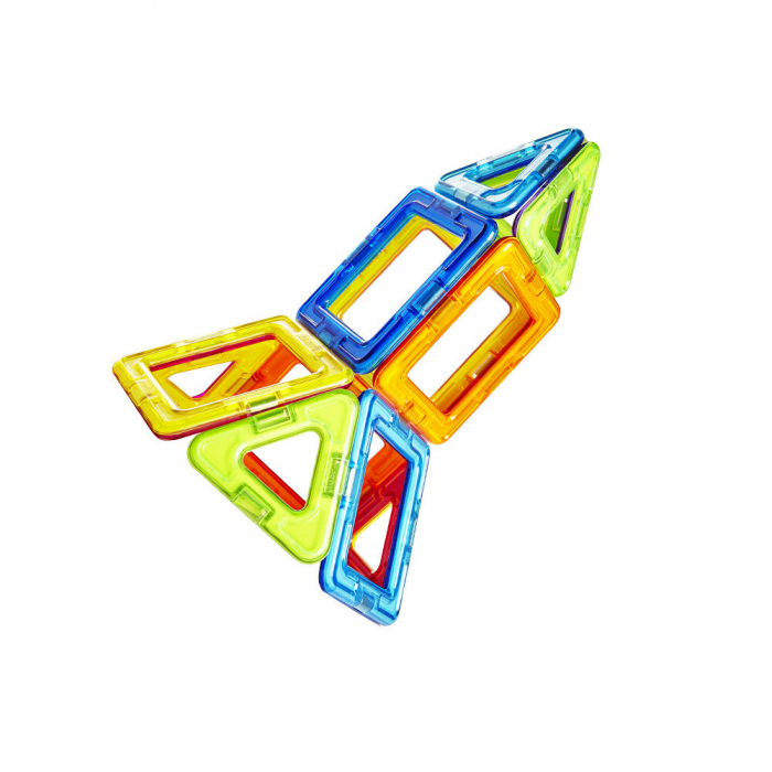 Joc de constructie magnetic - 14 piese, MAGPLAYER, 2-3 ani + [2]