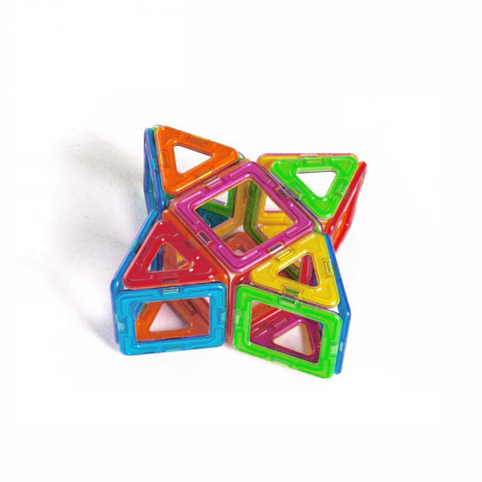 Joc de constructie magnetic - 20 piese, MAGPLAYER, 2-3 ani + [2]