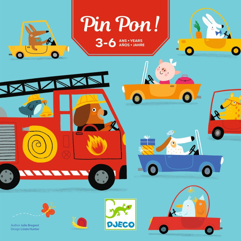 Joc de cooperare Djeco, Pin Pon, 2-3 ani + [3]