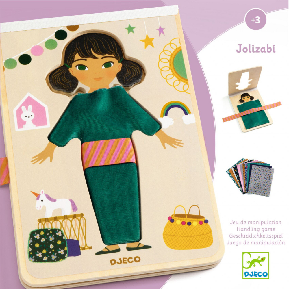 Joc de imbracat Jolizabi Djeco, 3 ani+ [3]