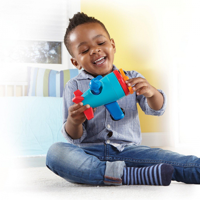 Joc de indemanare - 1, 2, 3 Hai sa construim, Learning Resources, 2-3 ani + [8]