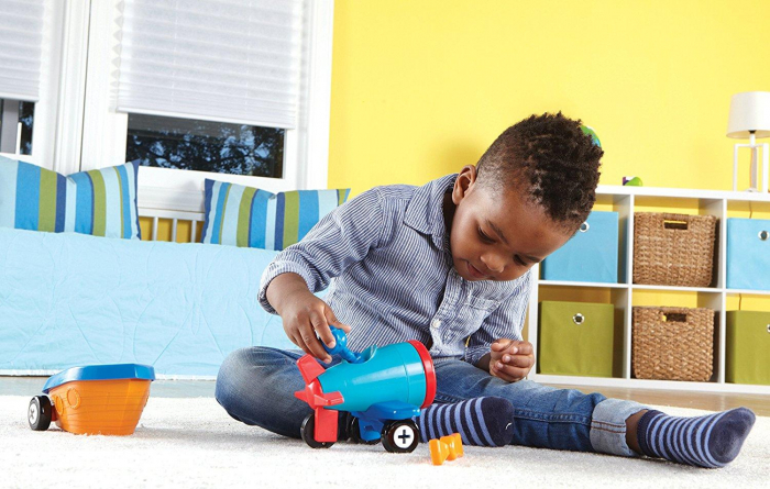 Joc de indemanare - 1, 2, 3 Hai sa construim, Learning Resources, 2-3 ani + [5]