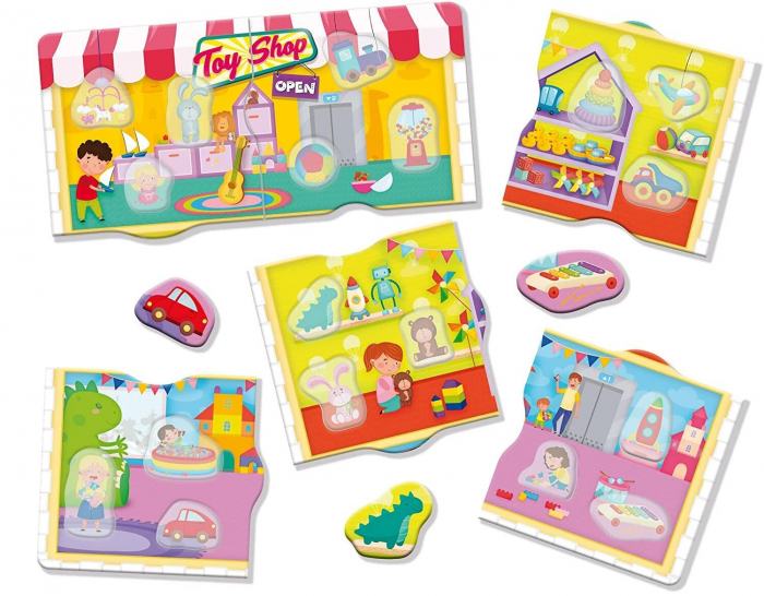 Joc de indemanare Cutiuta Montessori, magazinul de jucarii, LISCIANI, 1-2 ani + [3]