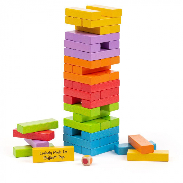 Joc de indemanare -Turnuletul instabil, BIGJIGS Toys, 2-3 ani + [2]