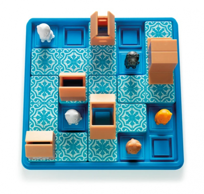 Smart Games - Cats and Boxes, , joc de logica cu 60 de provocari, 7+ ani [4]