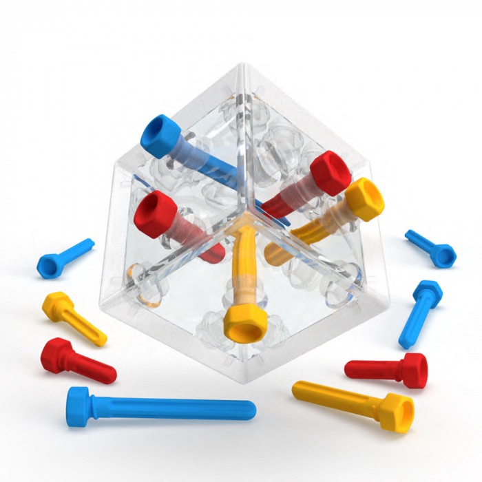 Smart Games - Criss Cross Cube, joc de logica cu 80 de provocari, 8+ ani [2]