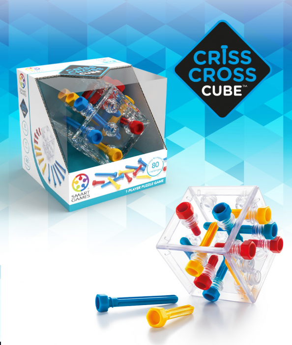 Smart Games - Criss Cross Cube, joc de logica cu 80 de provocari, 8+ ani [4]