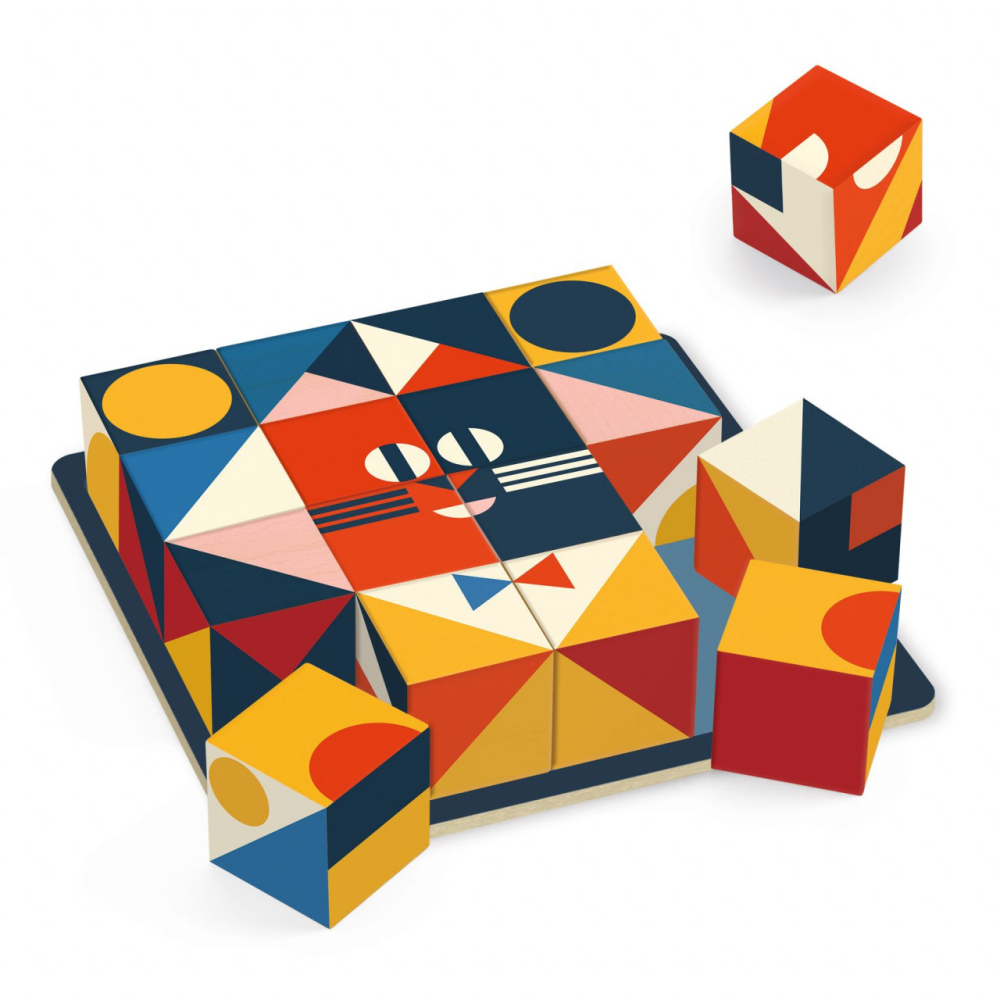 Joc de logica Cubologic 16 Djeco, 6-7 ani + [4]
