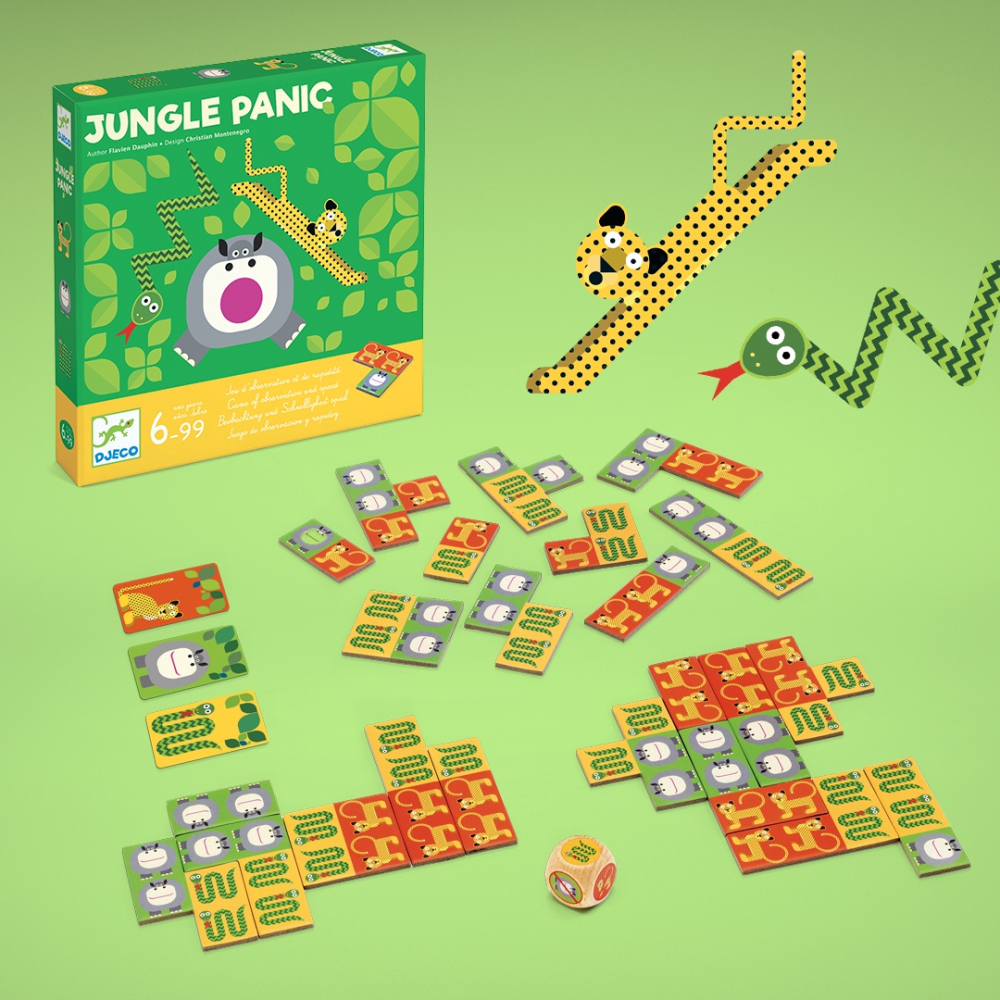 Joc de logica Panica in jungla, Djeco, 6 - 9 ani [4]