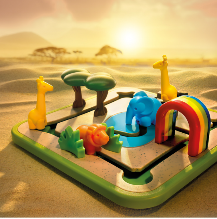 Smart Games - Safari Park Jr., joc de logica cu 60 de provocari, 3+ ani [2]