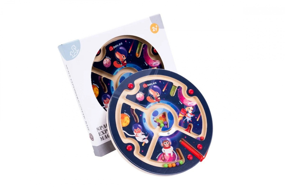 Joc de logica si indemanare - Labirint magnetic cu bile Spatiu [2]