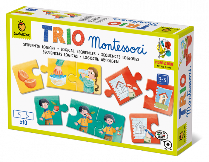 Joc de logica TRIO MONTESSORI - Succesiuni logice, Ludattica, 3 - 5 ani [2]