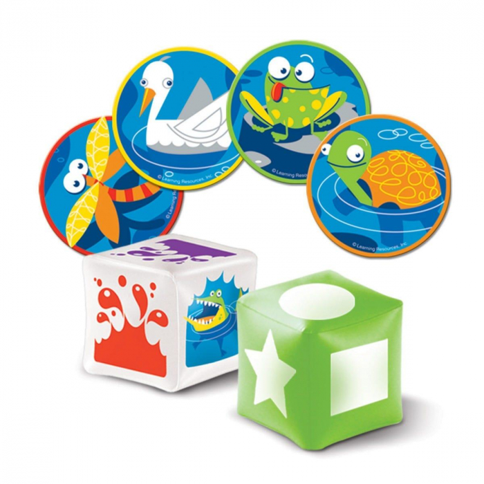 Joc de matematica - raul cu crocodili, Learning Resources, 2-3 ani + [4]