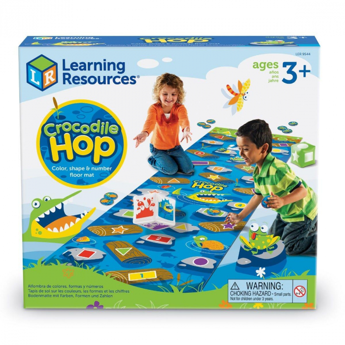 Joc de matematica - raul cu crocodili, Learning Resources, 2-3 ani + [6]